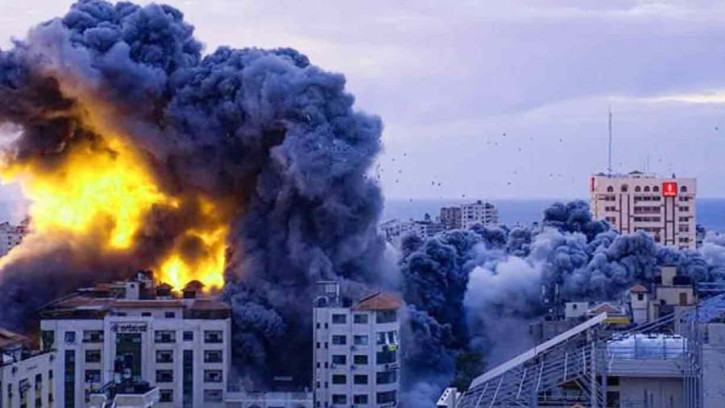 ইসরায়েলে ১৩০০, গাজায় ১৪১৭ জন নিহত